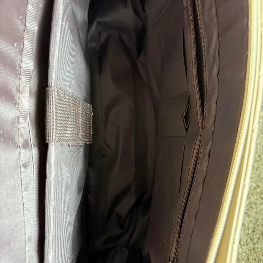 Women's Faux Leather quilted Laptop tote Bag